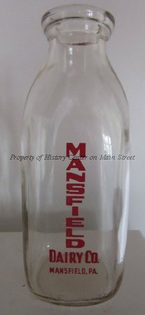 Mansfield Dairy Milk Bottle