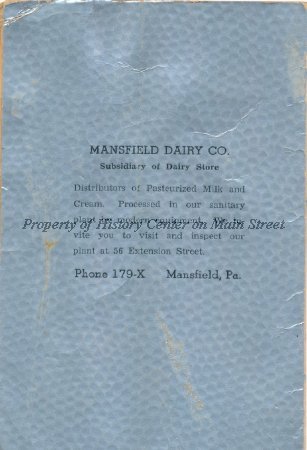 The Dairy Store1940s